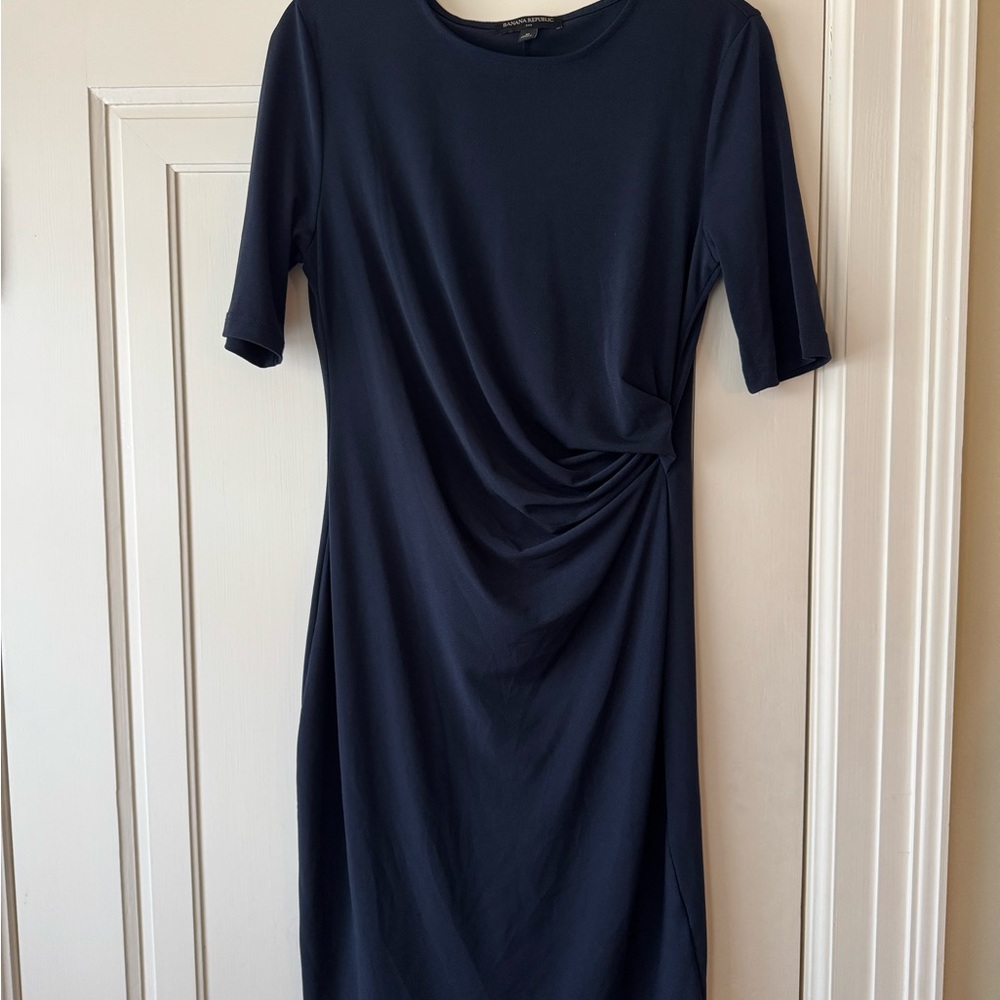 Banana Republic Midnight Blue Midi Dress